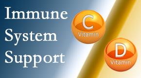 Yorkville Chiropractic and Wellness Centre presents details about the benefits of vitamins C and D for the immune system to fight infection. 